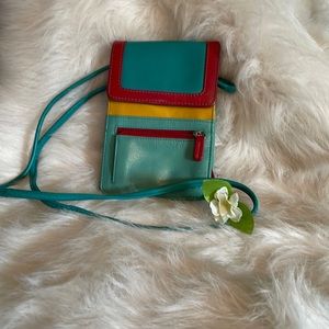 RFID crossbody all leather